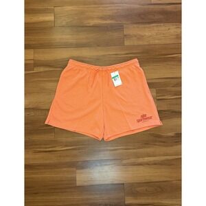 Nike Club French Terry Flow Shorts Sportswear EST. 1972 Orange Red Men's Size XL